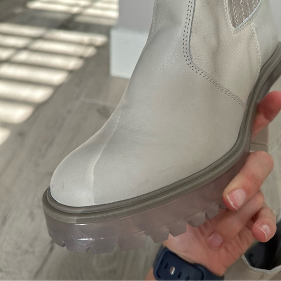 Free People James Ice Leather Chelsea Boots - Picture 16 of 16